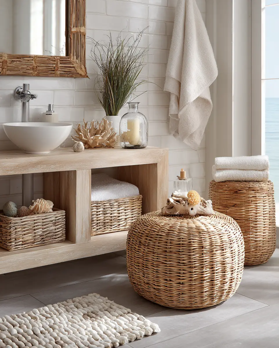 Coastal Bathroom Decor Ideas - Featured