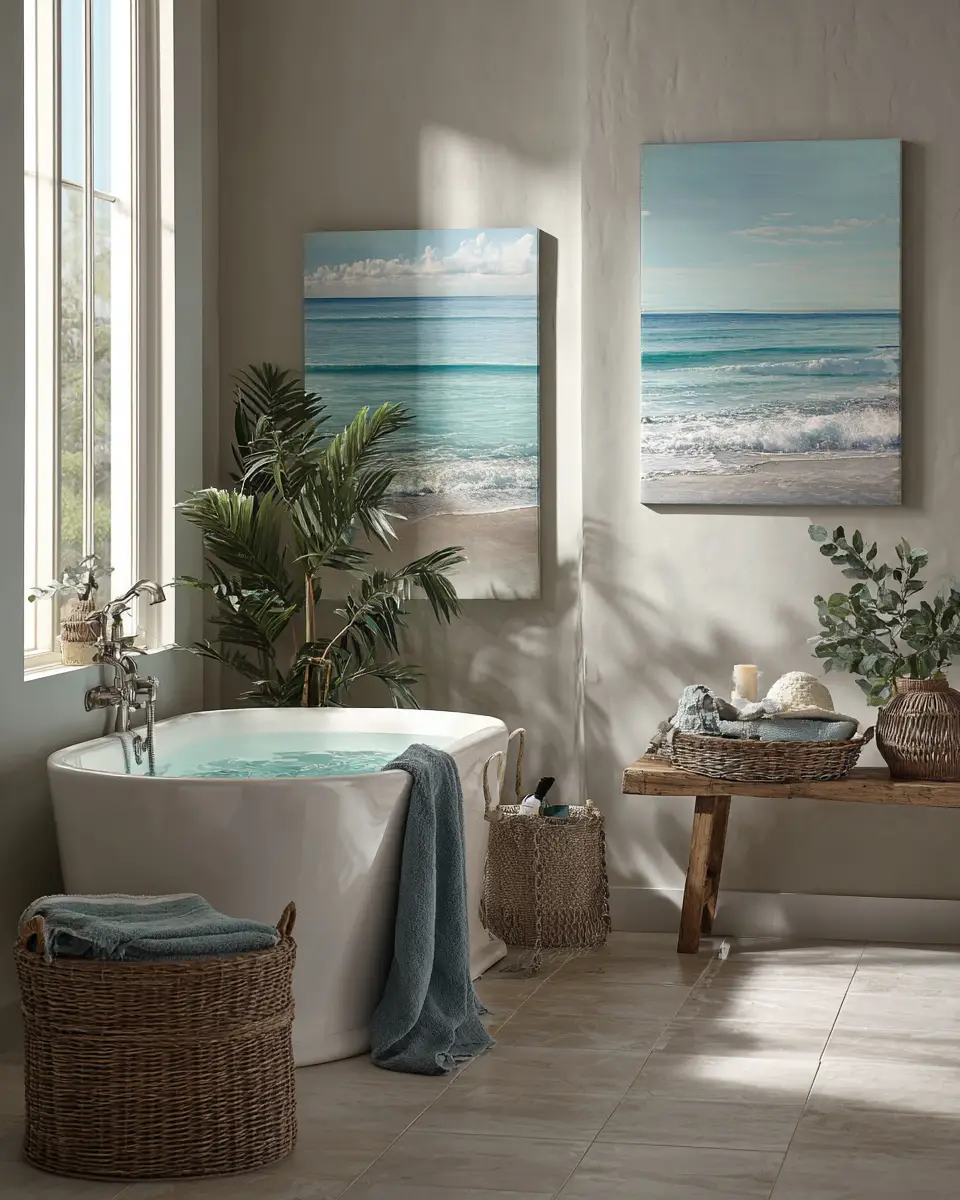 Coastal Bathroom Decor Ideas