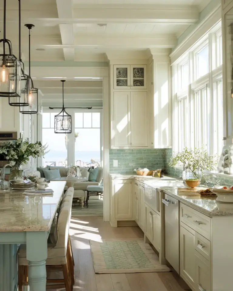 Coastal Kitchen Decor Ideas - Featured