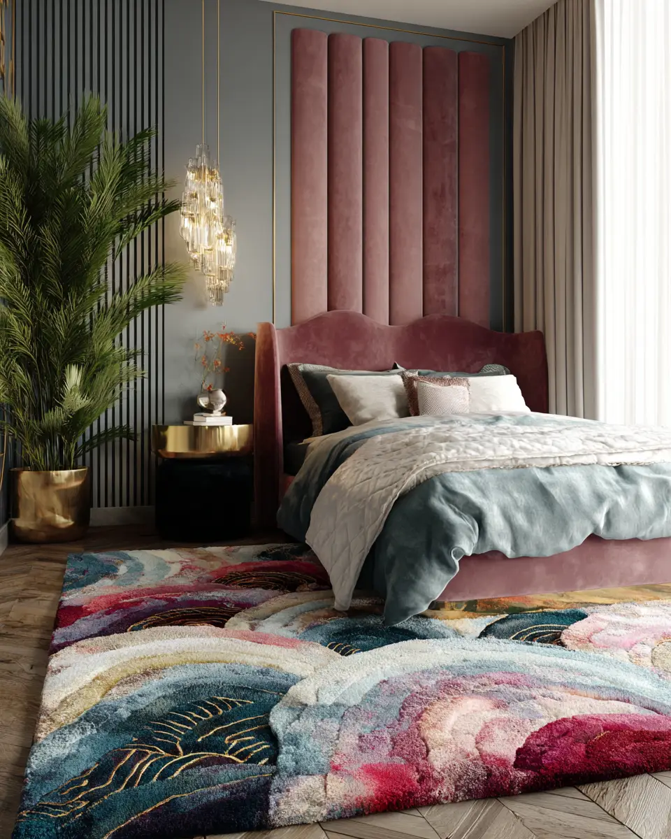 Colorful Art Deco Bedroom Decor Ideas