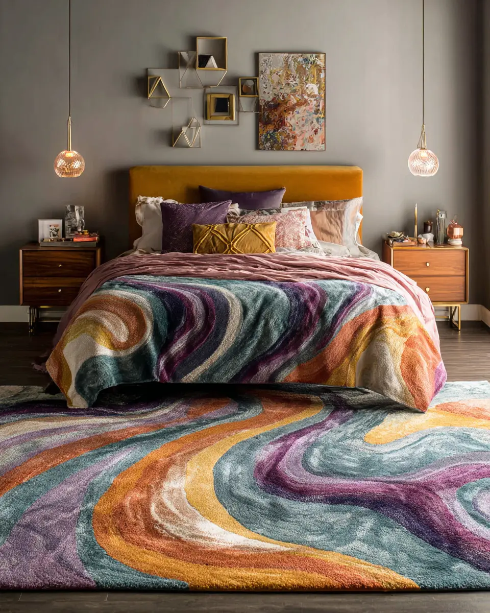 Colorful Art Deco Bedroom Decor Ideas