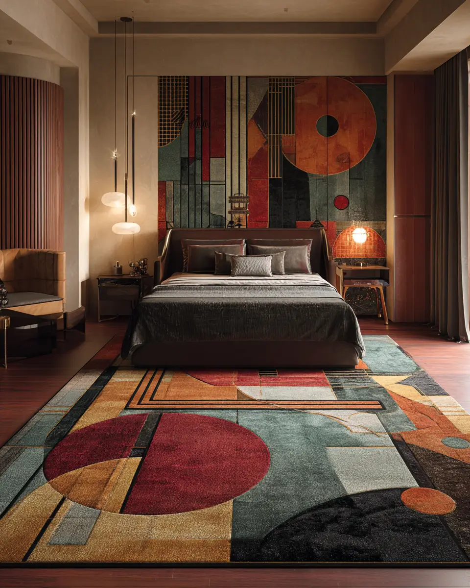 Colorful Art Deco Bedroom Decor Ideas