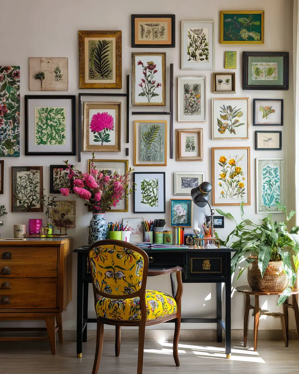 Colorful Classic Home Office Decor Ideas