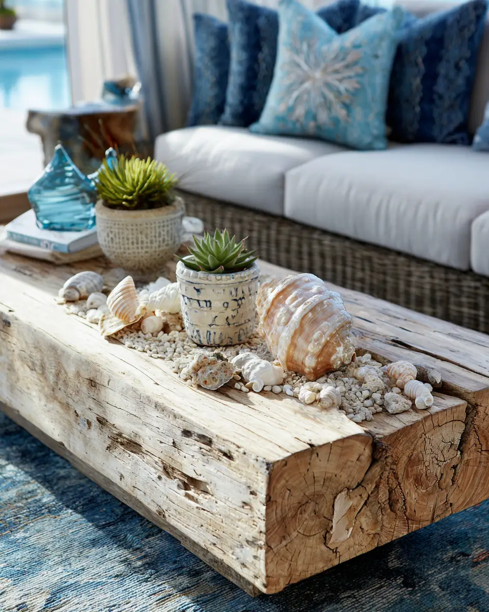 Colorful Coastal Living Room Decor Ideas