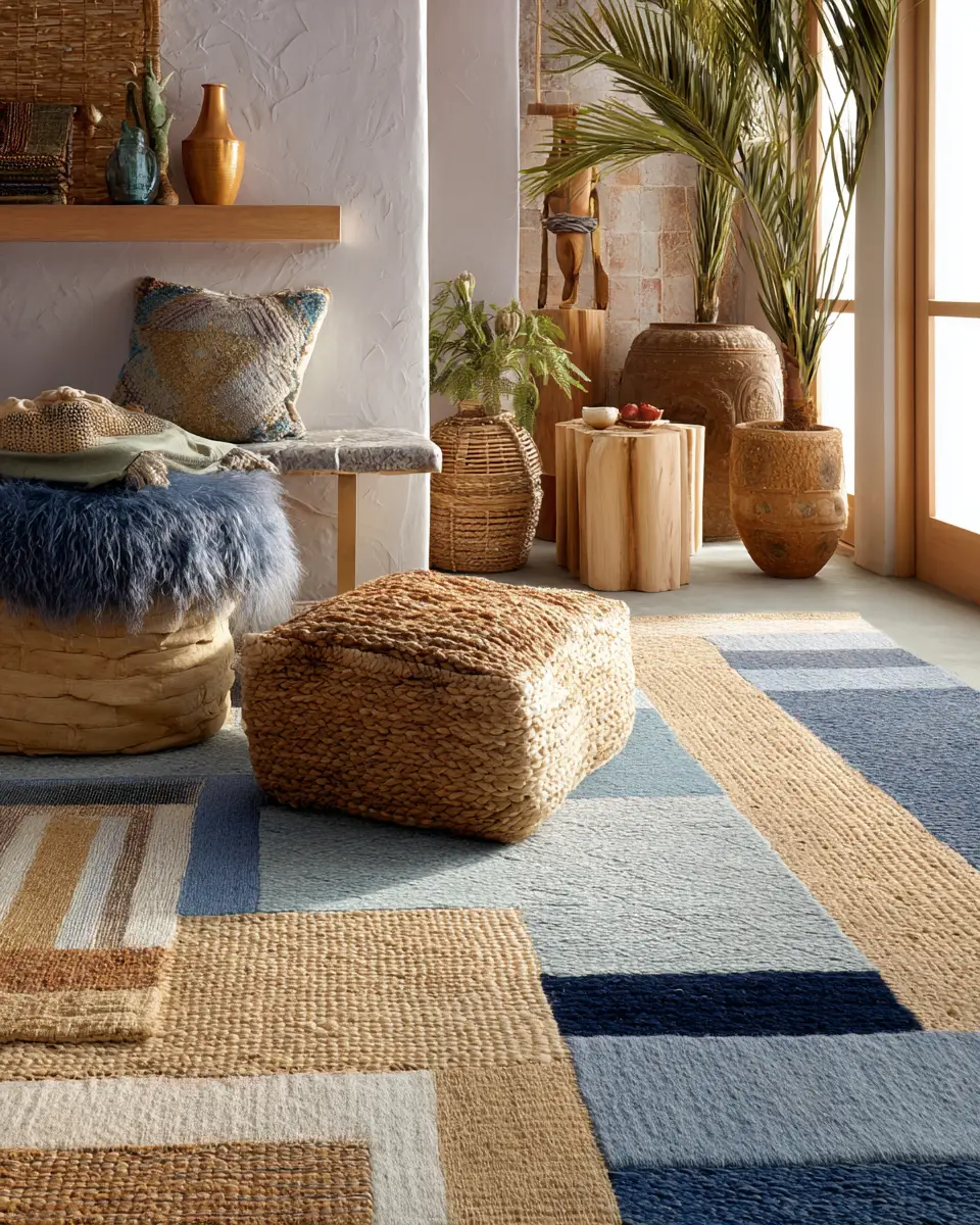 Colorful Coastal Living Room Decor Ideas