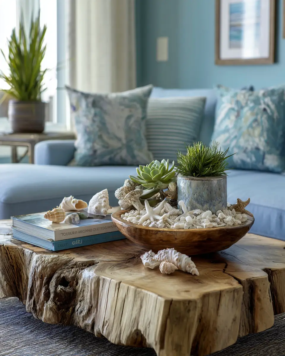 Colorful Coastal Living Room Decor Ideas