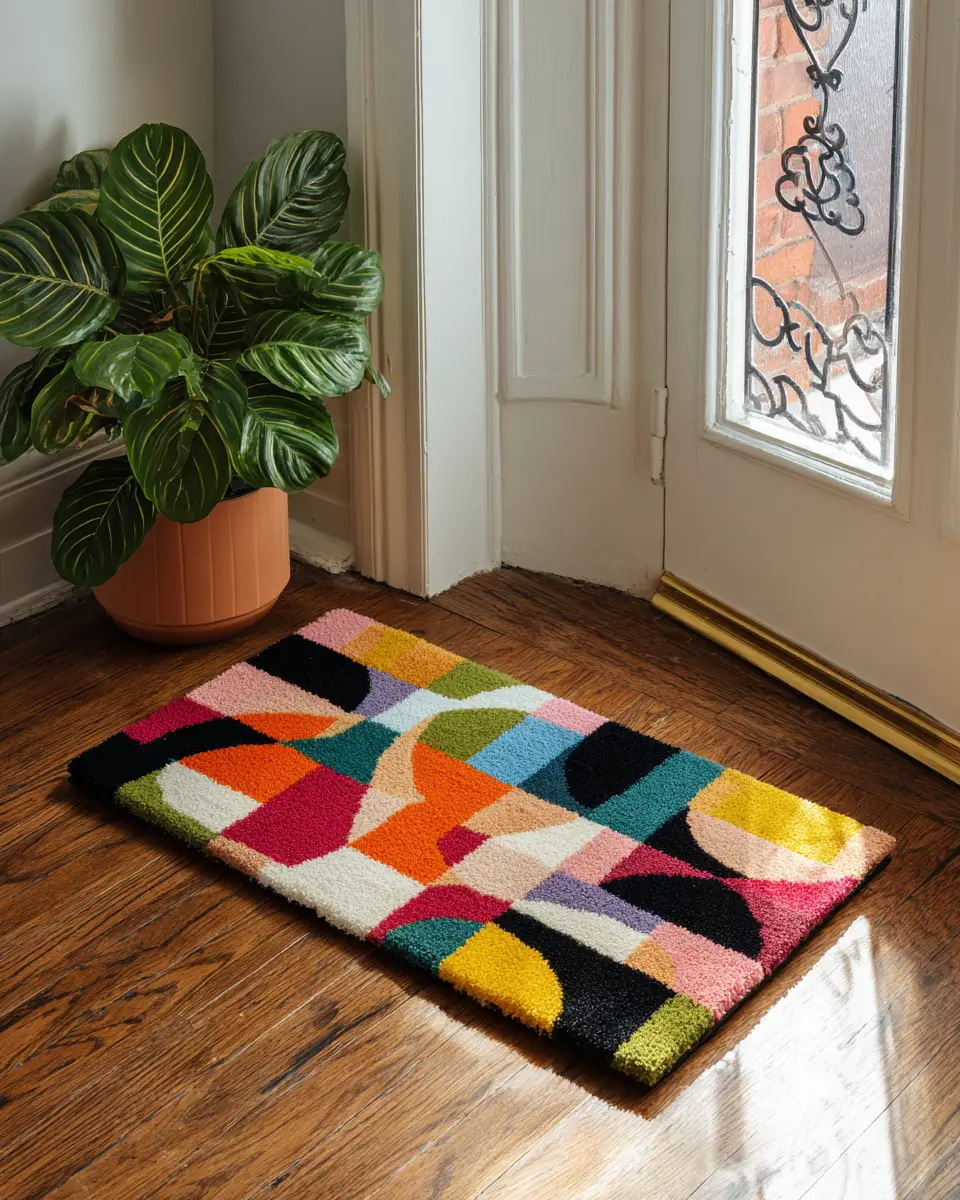 Colorful Eclectic Entryway Decor Ideas