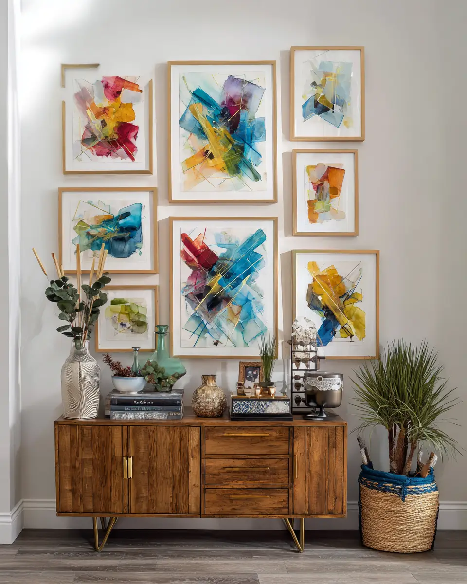 Colorful Eclectic Entryway Decor Ideas