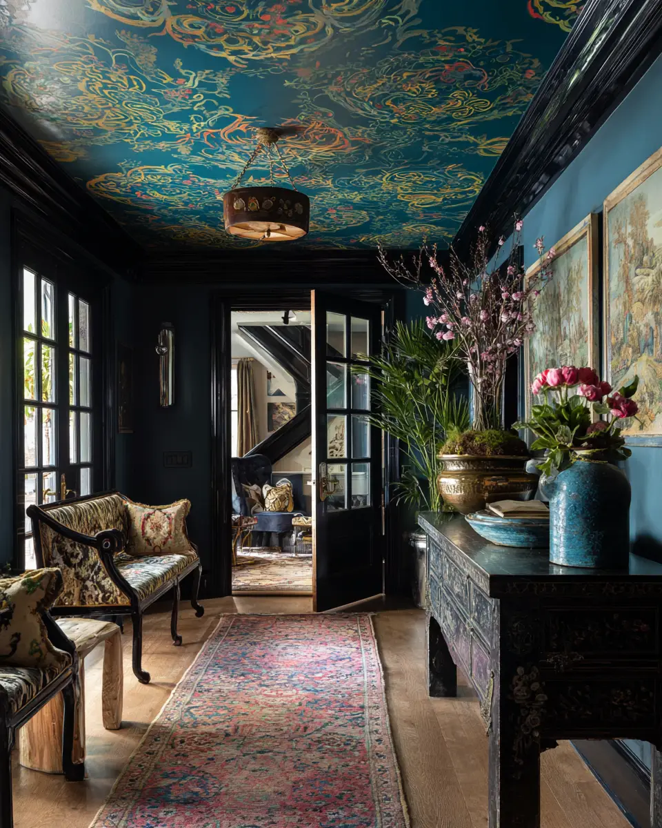 Colorful Eclectic Entryway Decor Ideas