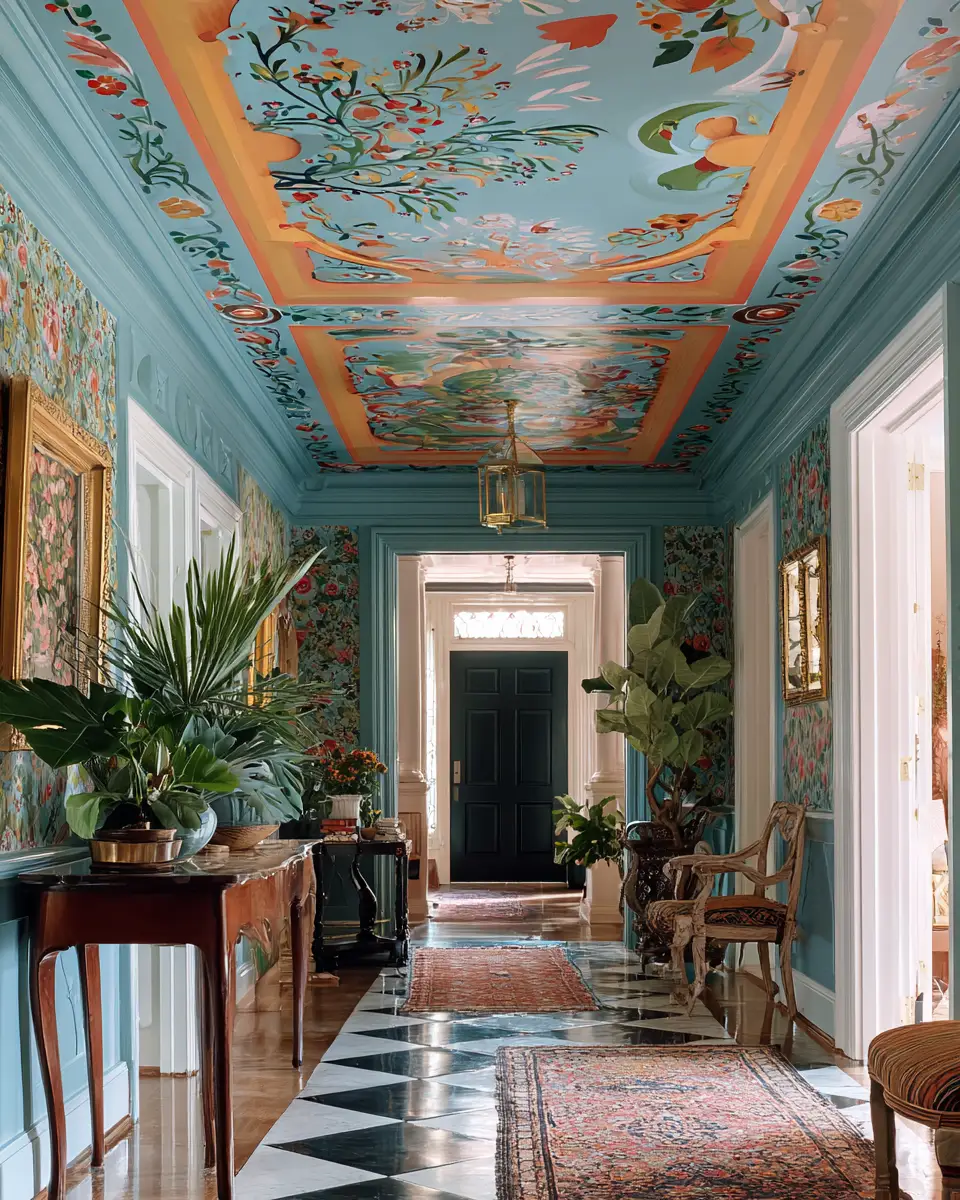 Colorful Eclectic Entryway Decor Ideas