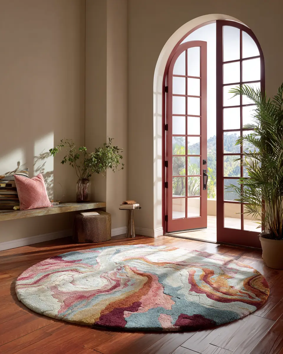 Colorful Eclectic Entryway Decor Ideas