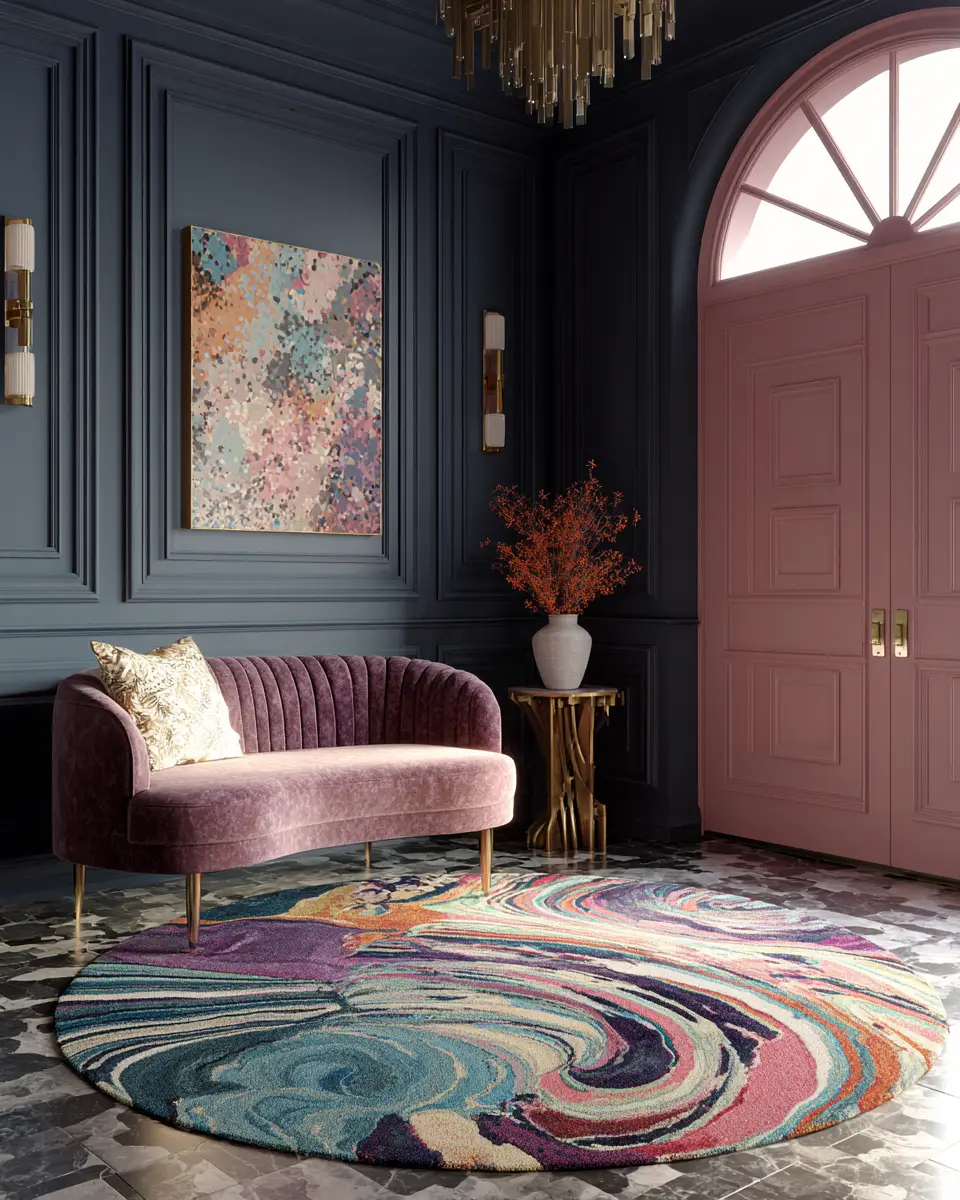 Colorful Eclectic Entryway Decor Ideas