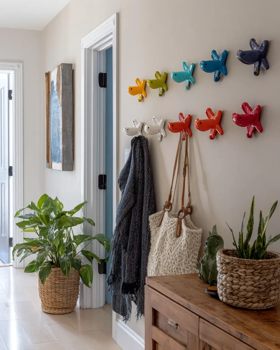 Colorful Eclectic Entryway Decor Ideas