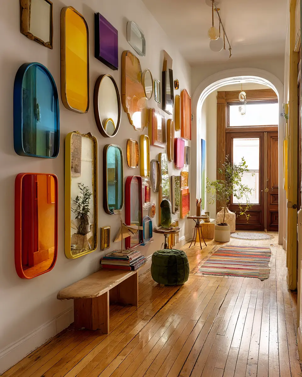 Colorful Eclectic Entryway Decor Ideas