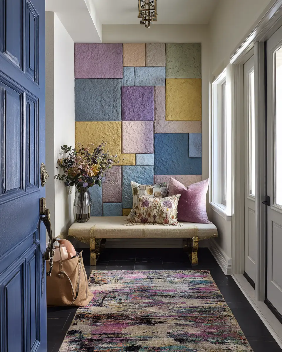 Colorful Eclectic Entryway Decor Ideas