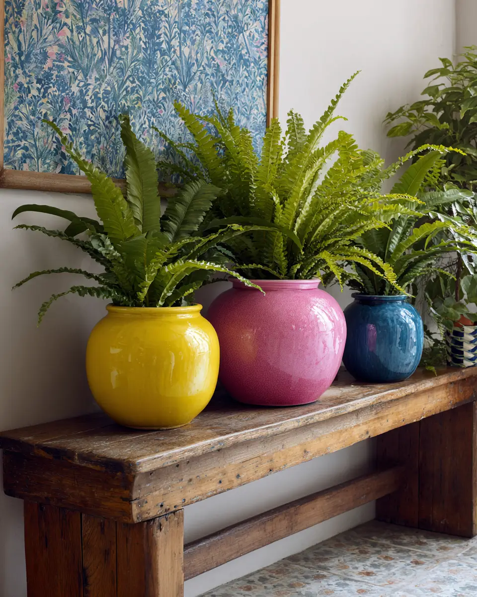 Colorful Eclectic Entryway Decor Ideas