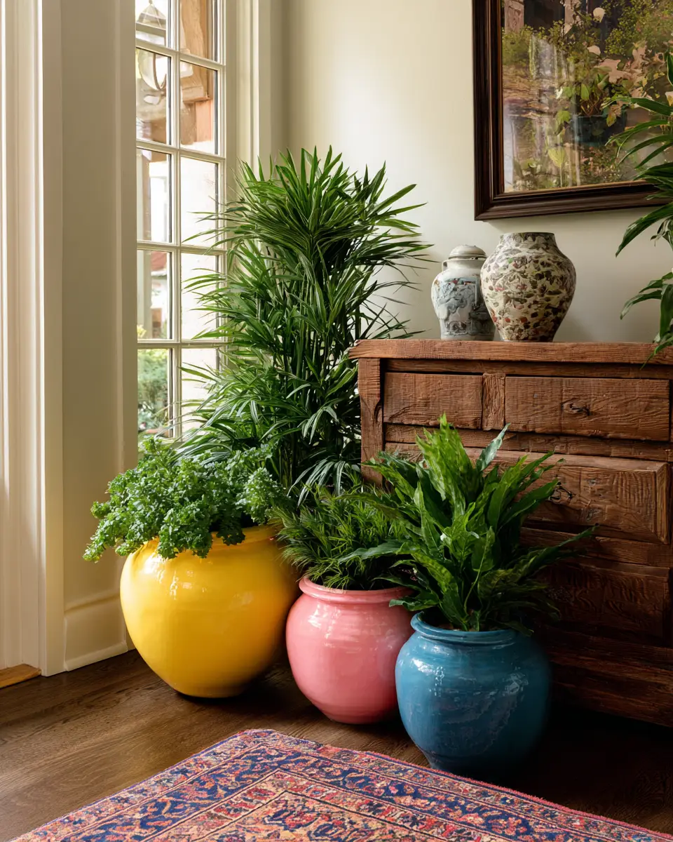 Colorful Eclectic Entryway Decor Ideas