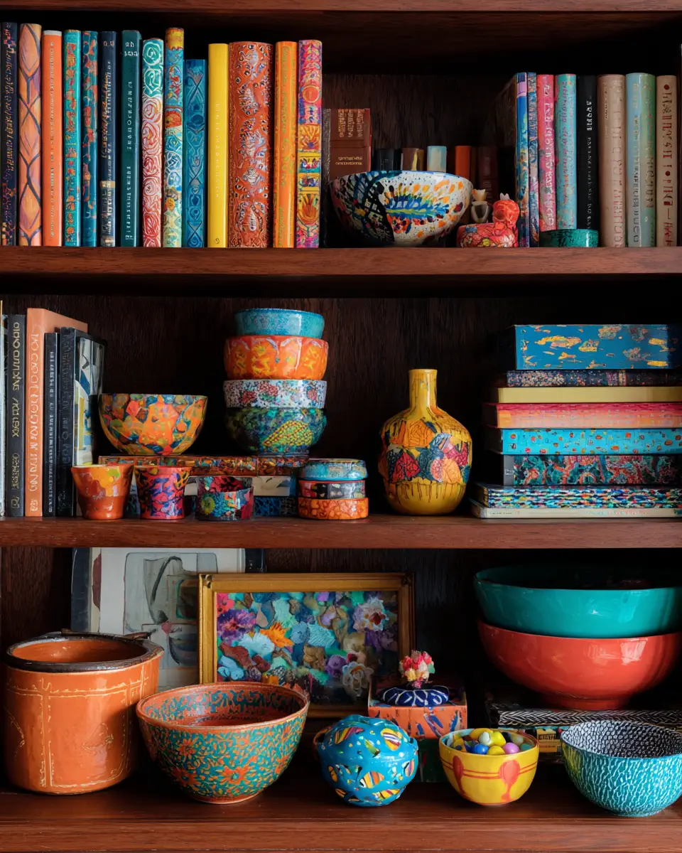 Colorful Eclectic Entryway Decor Ideas