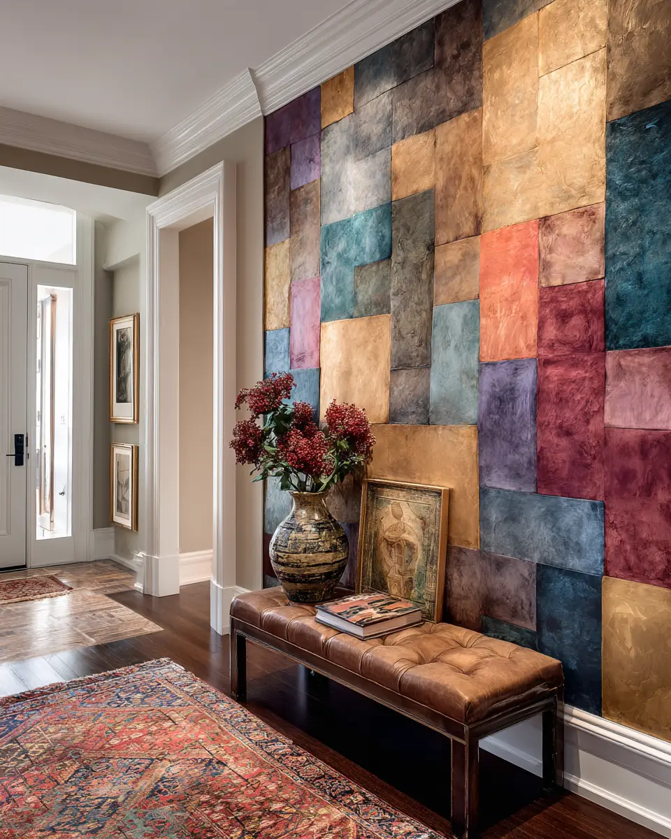 Colorful Eclectic Entryway Decor Ideas