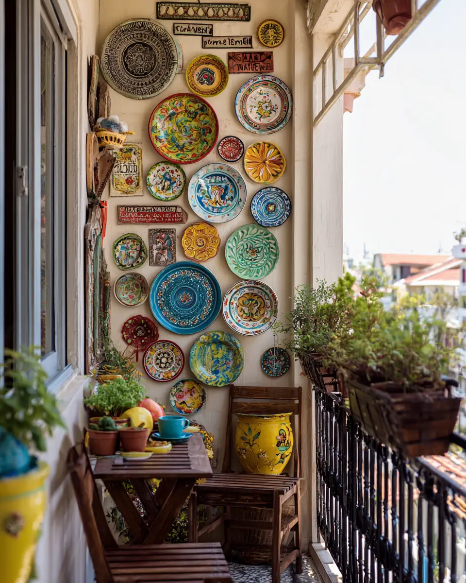 Colorful French Country Balcony Decor Ideas