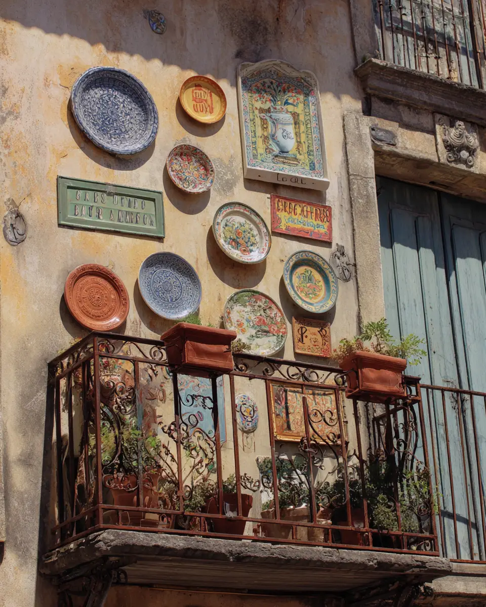 Colorful French Country Balcony Decor Ideas