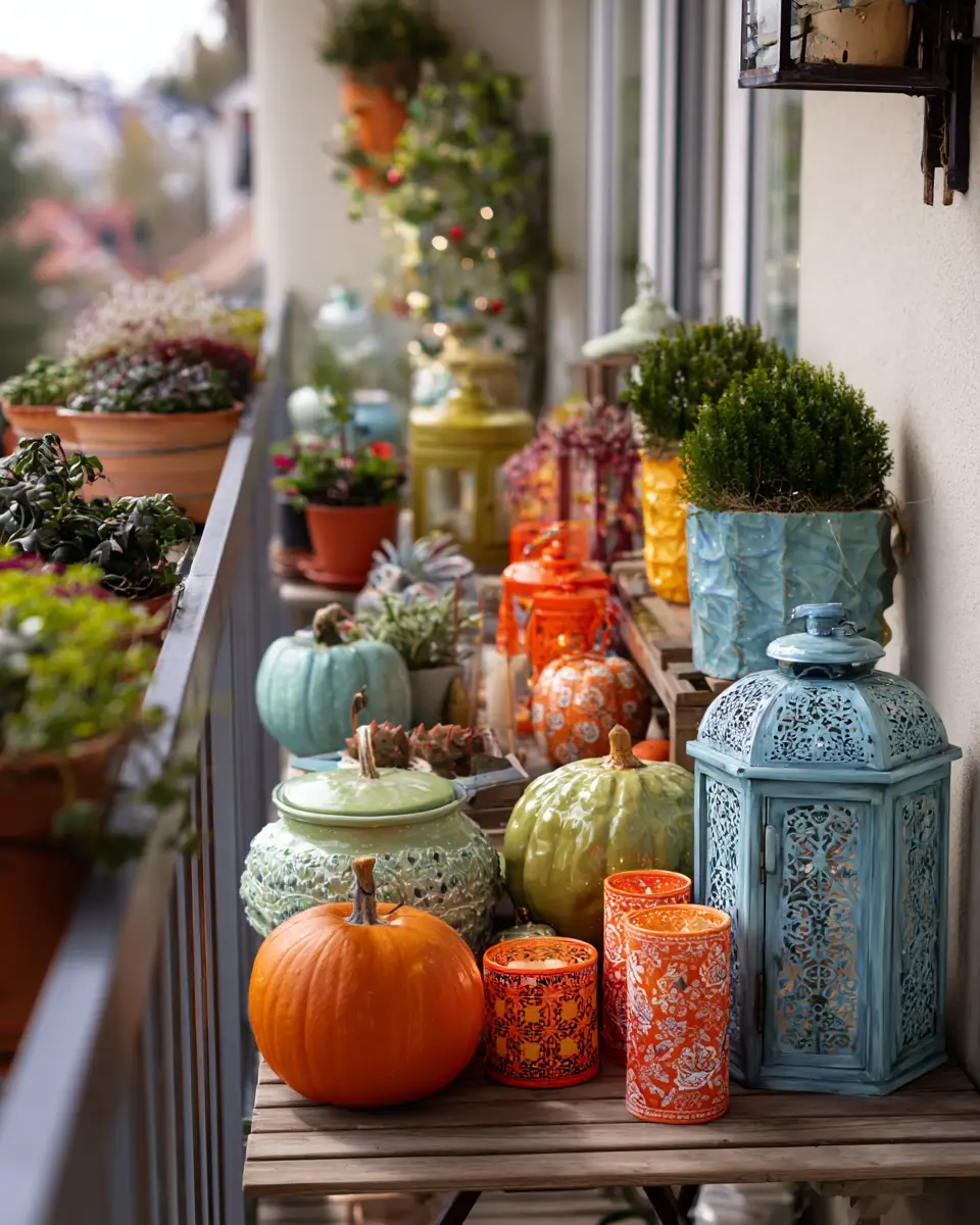 Colorful French Country Balcony Decor Ideas