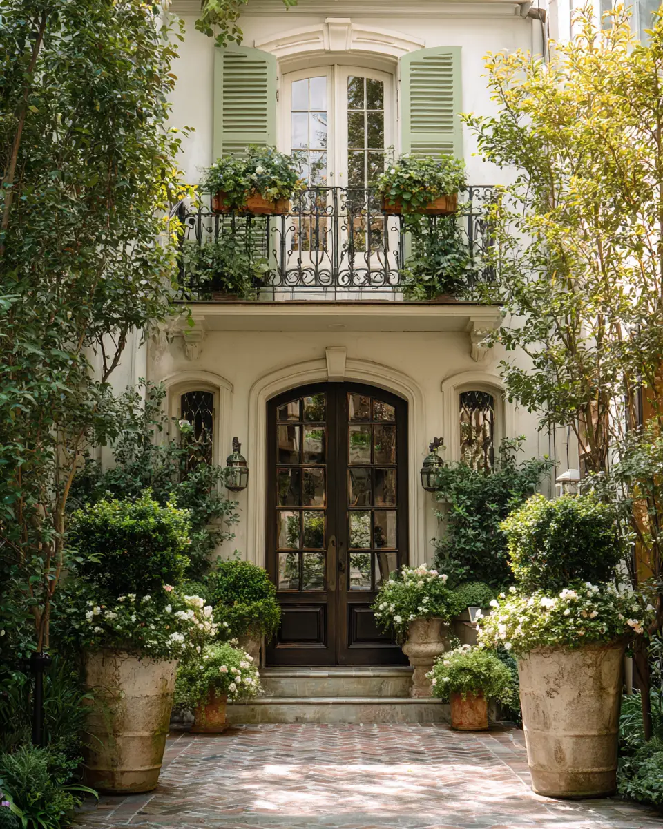 Colorful French Country Balcony Decor Ideas