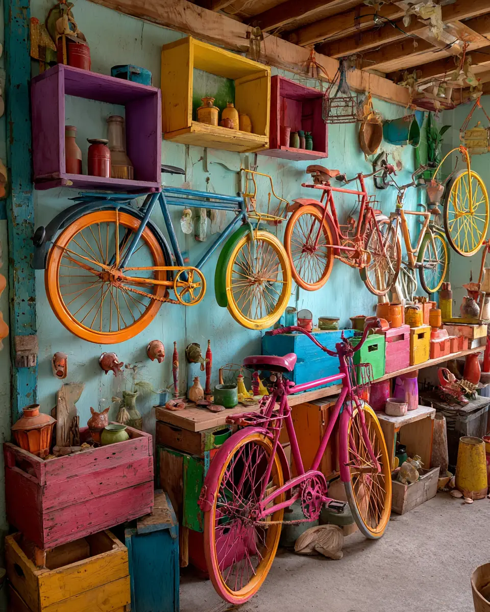 Colorful French Country Garage Decor Ideas - Featured