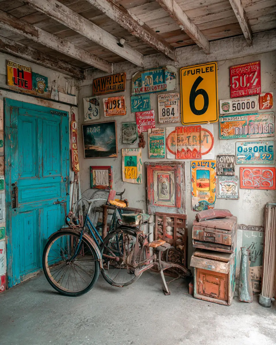 Colorful French Country Garage Decor Ideas