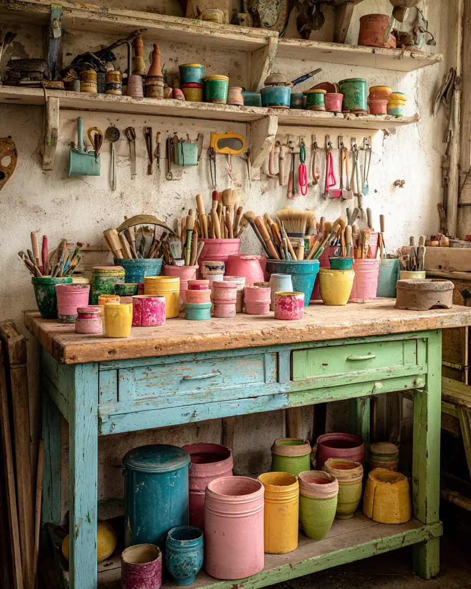 Colorful French Country Garage Decor Ideas