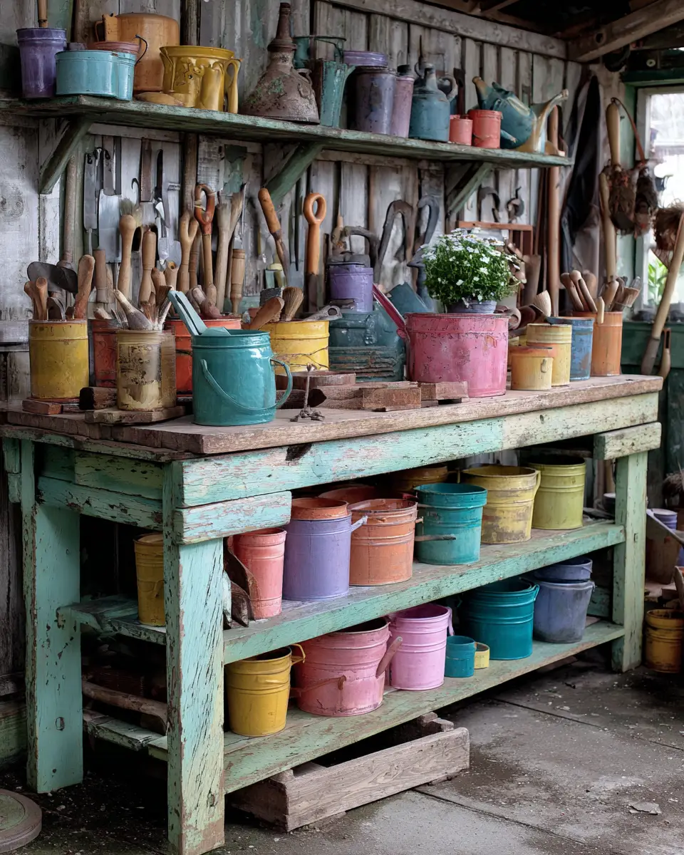 Colorful French Country Garage Decor Ideas