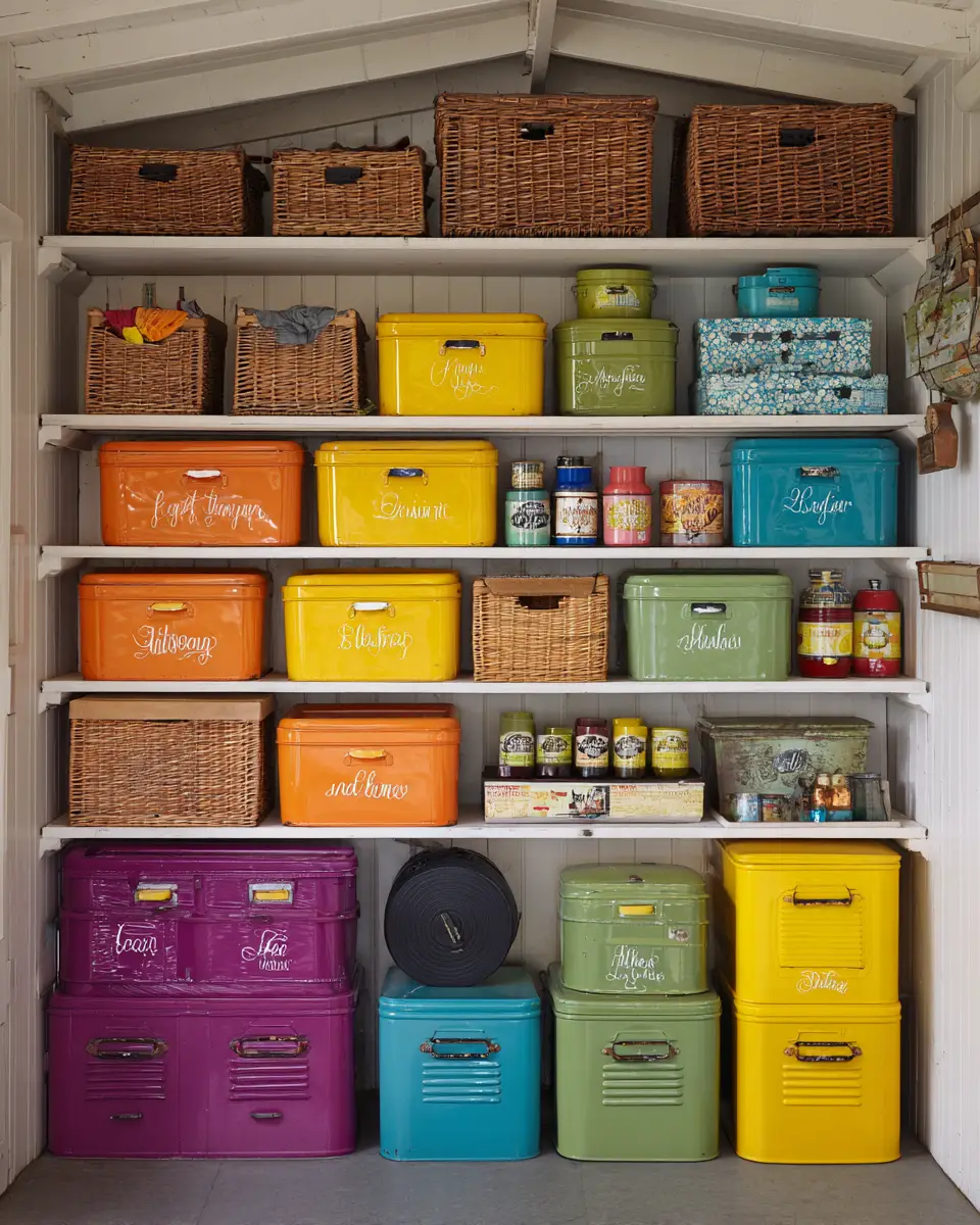 Colorful French Country Garage Decor Ideas