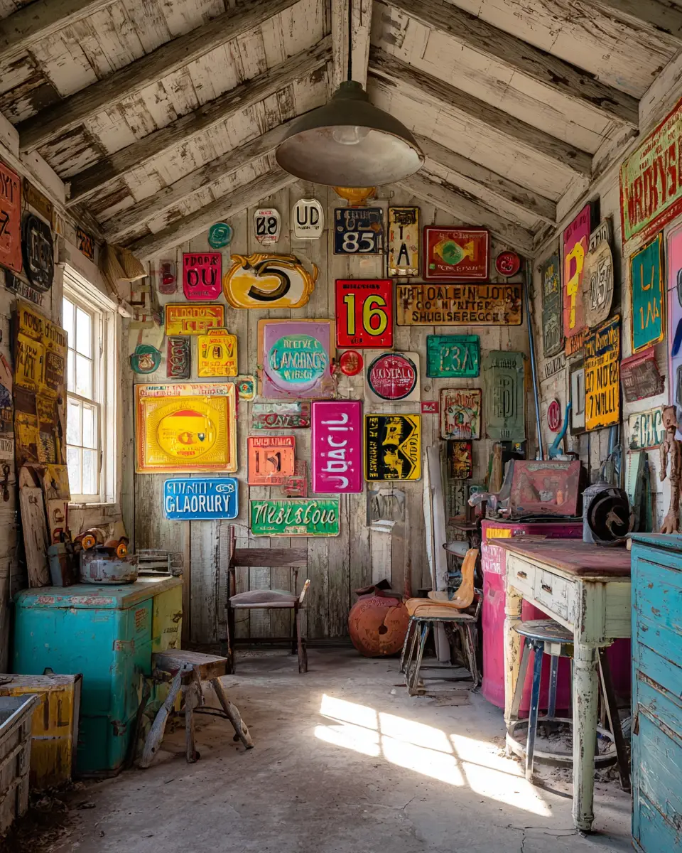 Colorful French Country Garage Decor Ideas