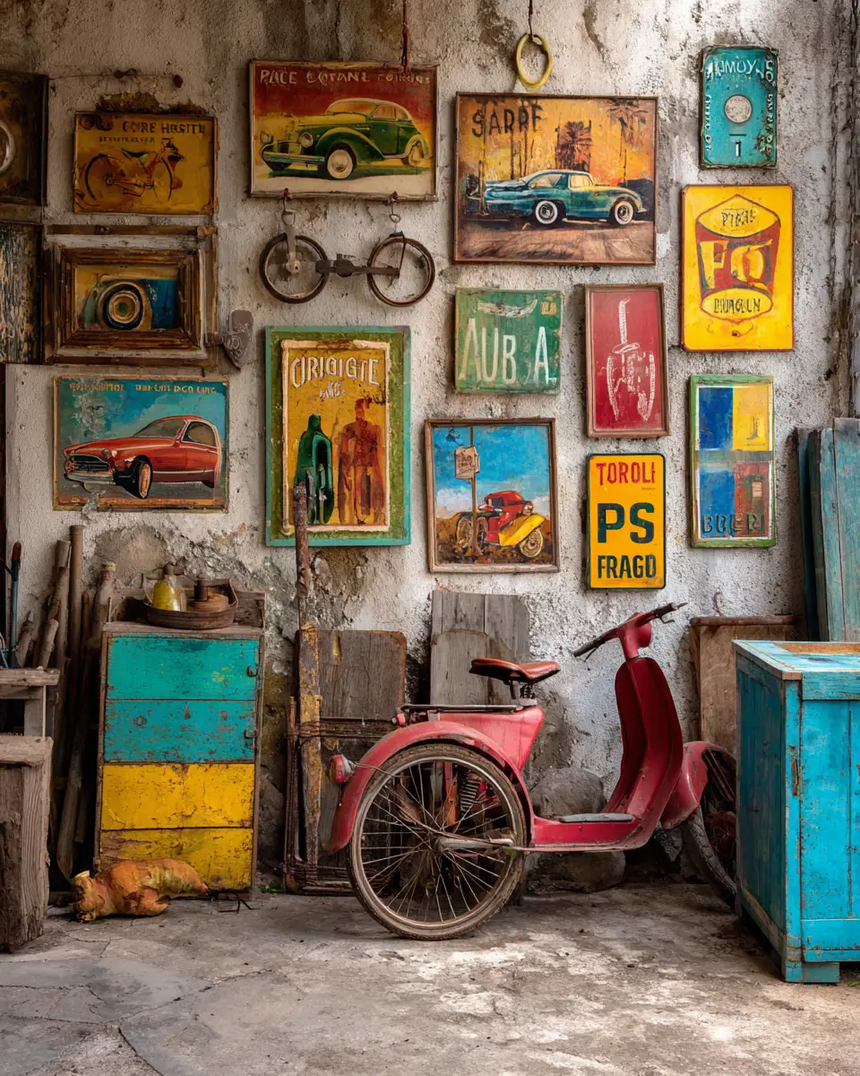 Colorful French Country Garage Decor Ideas