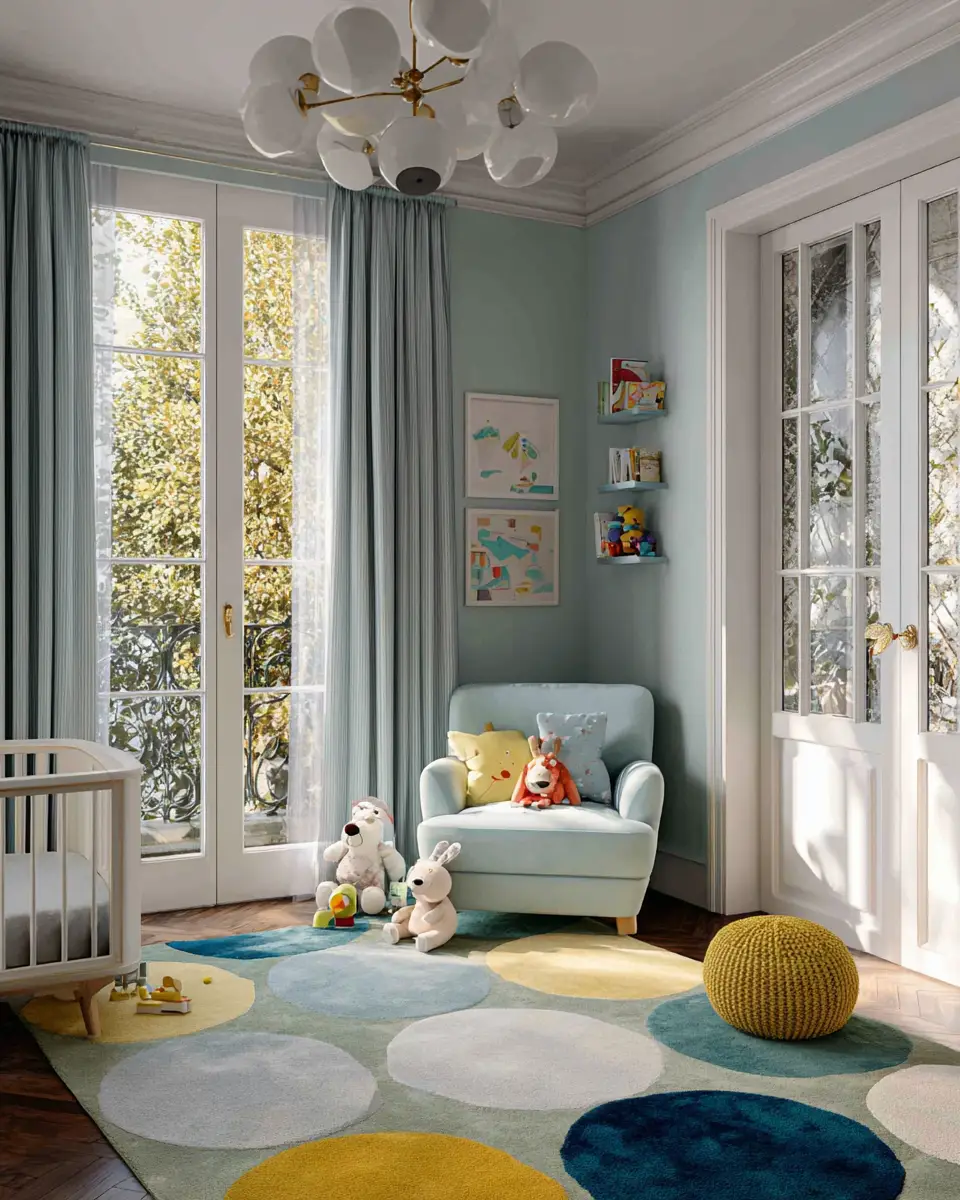 Colorful French Country Nursery Decor Ideas
