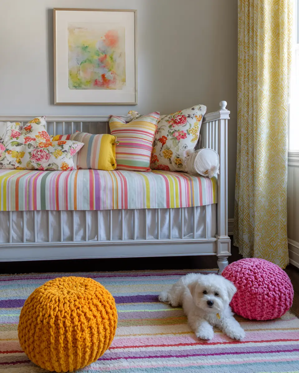 Colorful French Country Nursery Decor Ideas