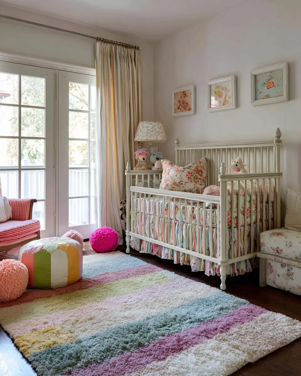 Colorful French Country Nursery Decor Ideas