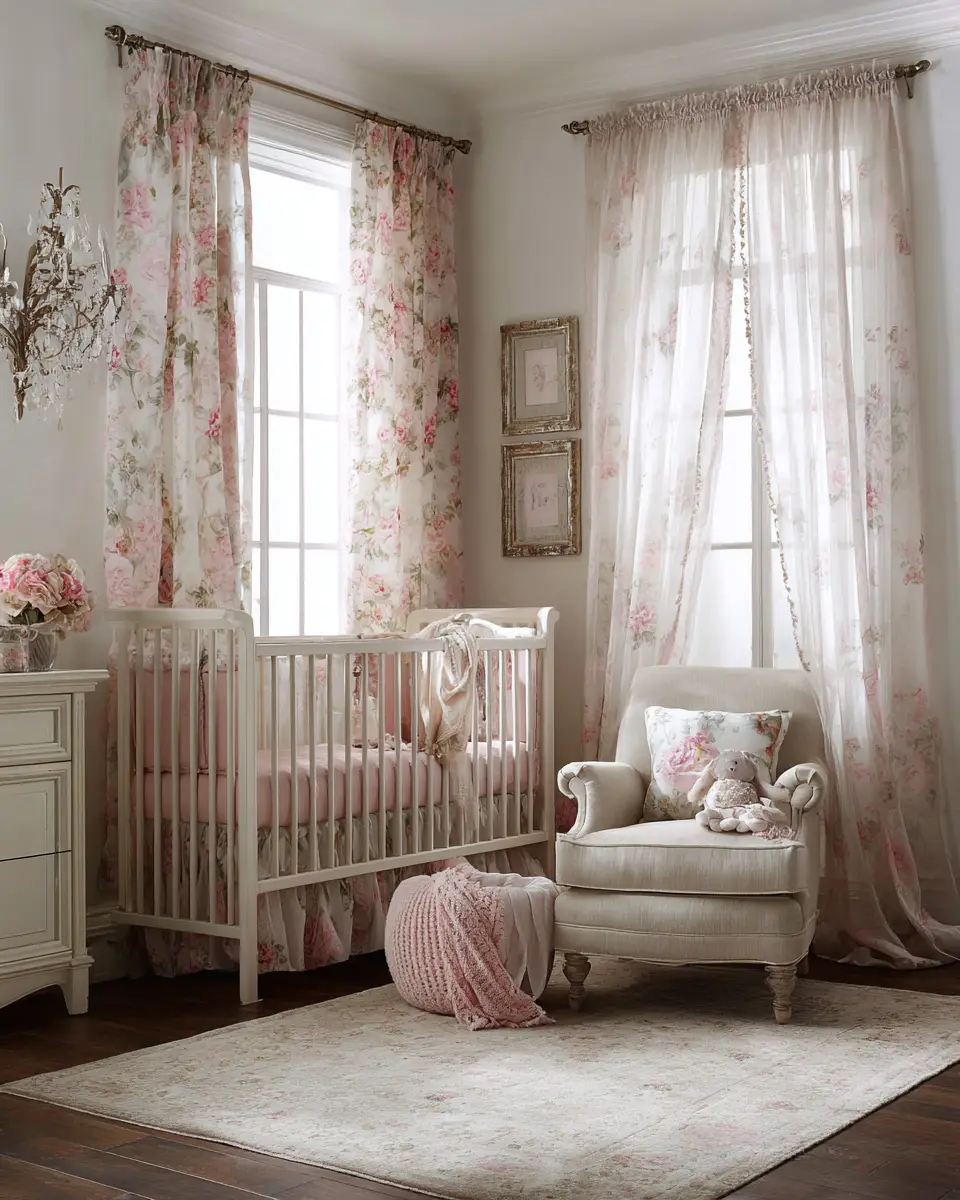 Colorful French Country Nursery Decor Ideas