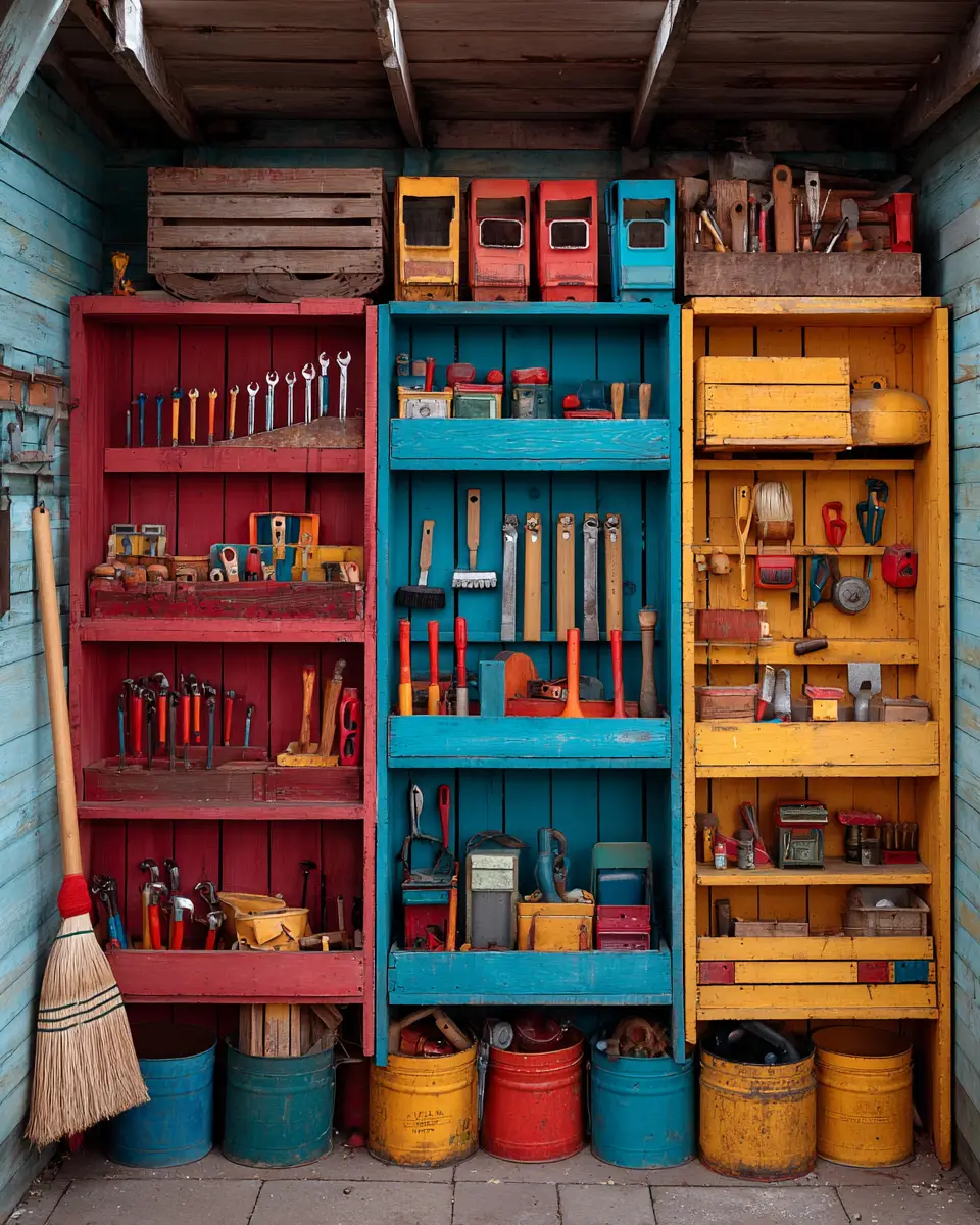 Colorful Garage Decor Ideas - Featured