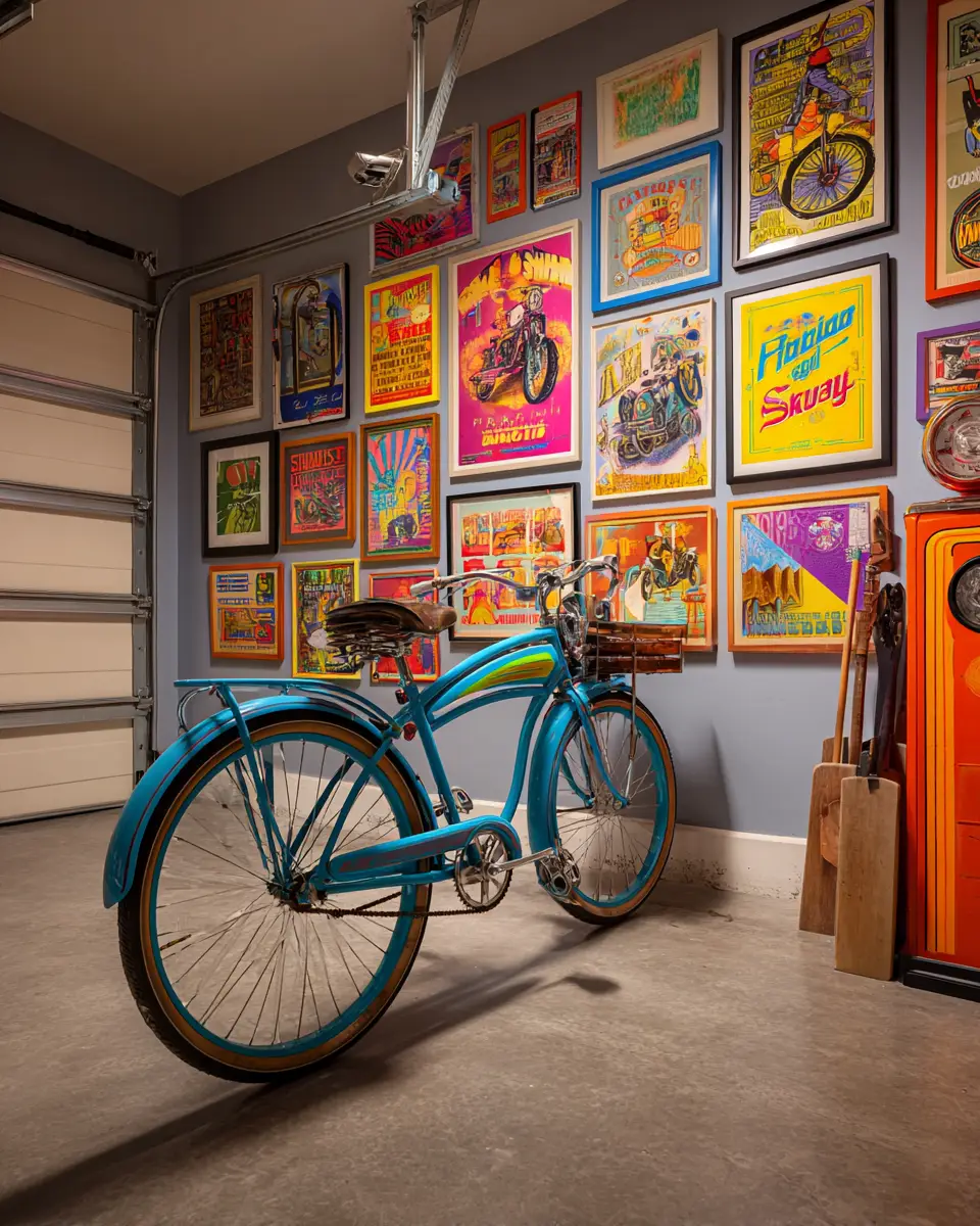 Colorful Garage Decor Ideas