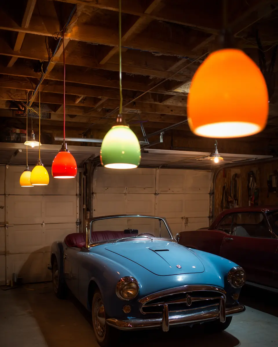 Colorful Garage Decor Ideas