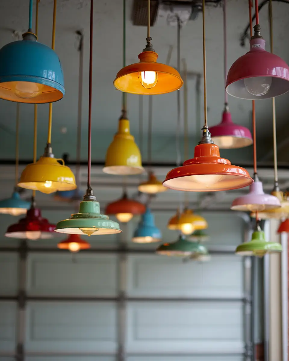 Colorful Garage Decor Ideas