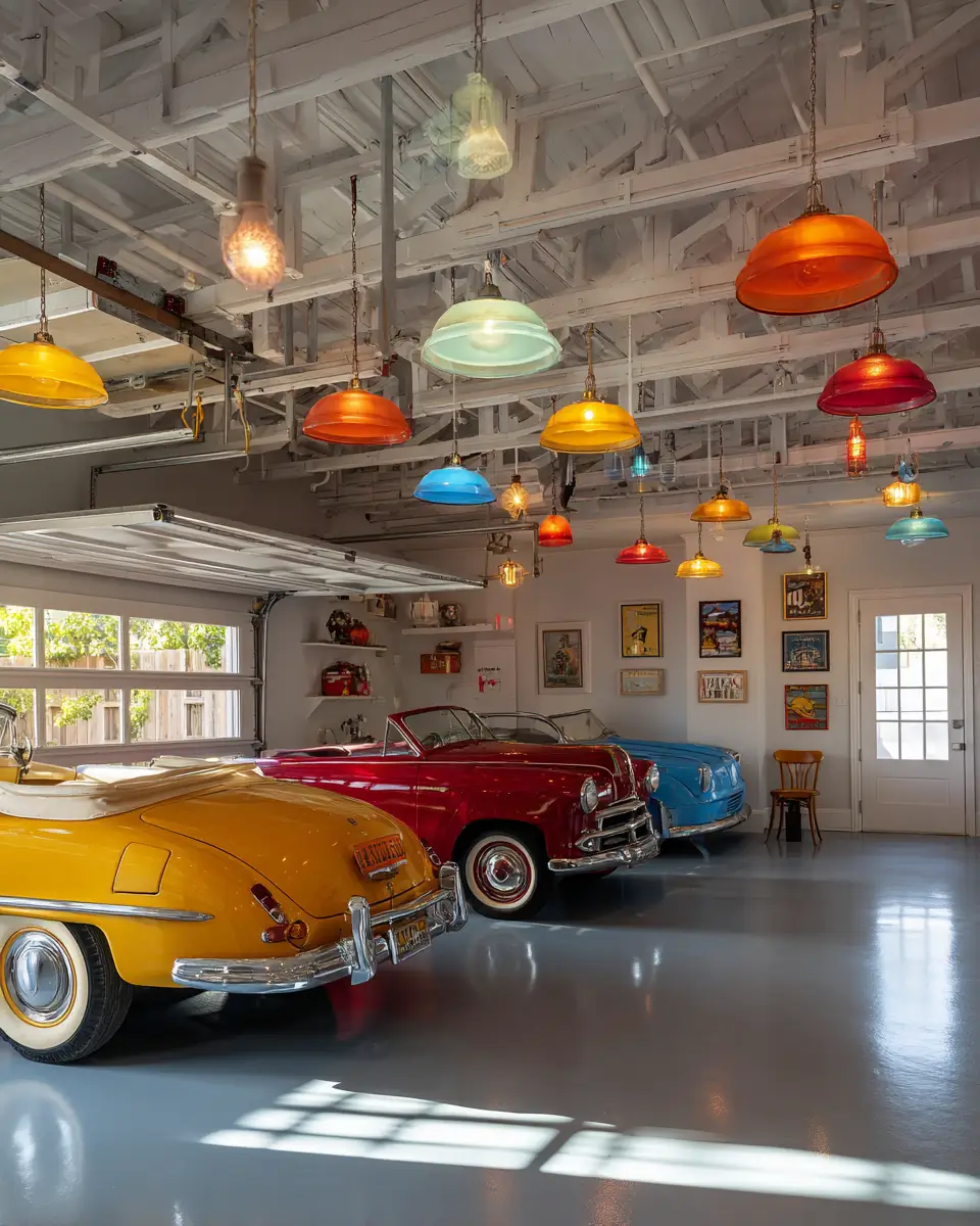 Colorful Garage Decor Ideas