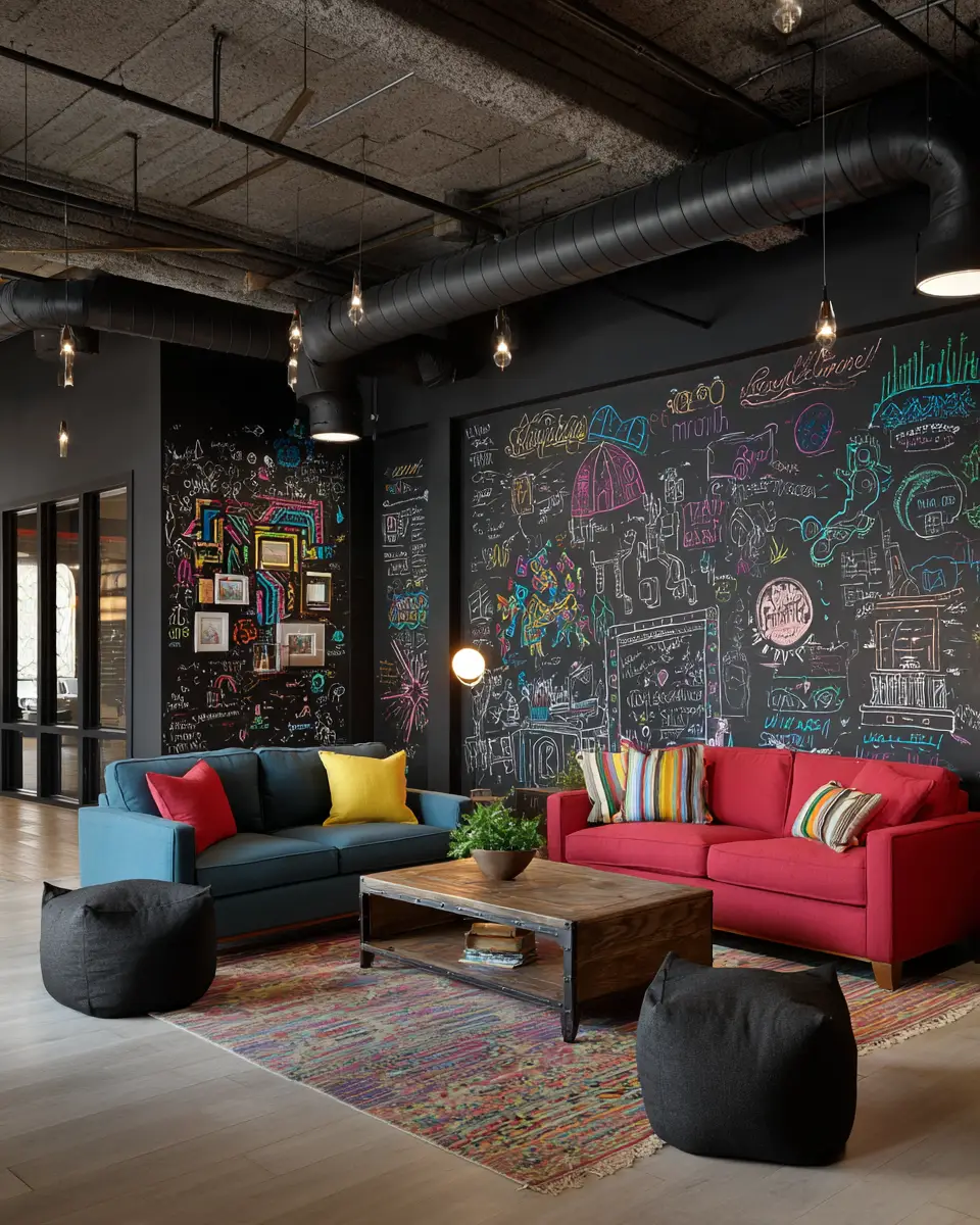 Colorful Garage Decor Ideas