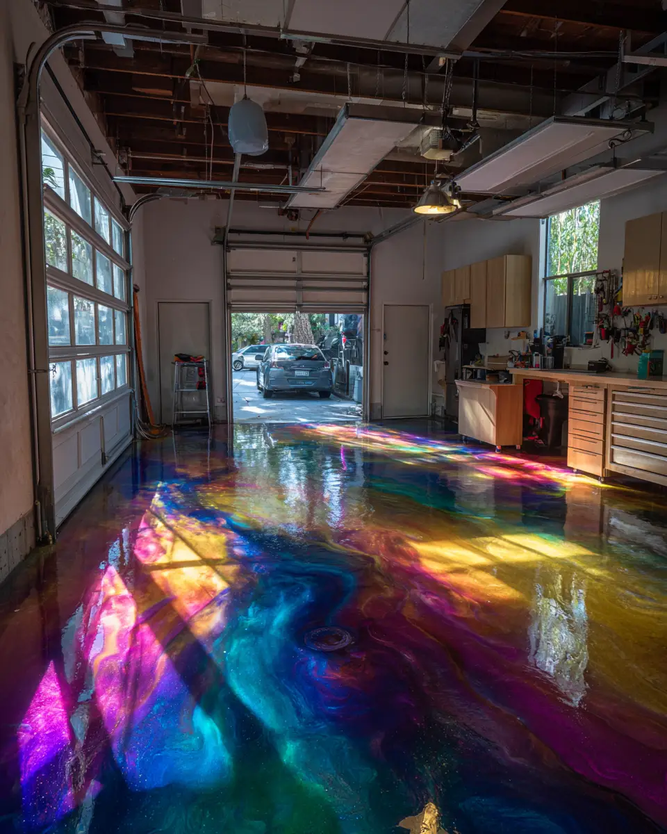 Colorful Garage Decor Ideas