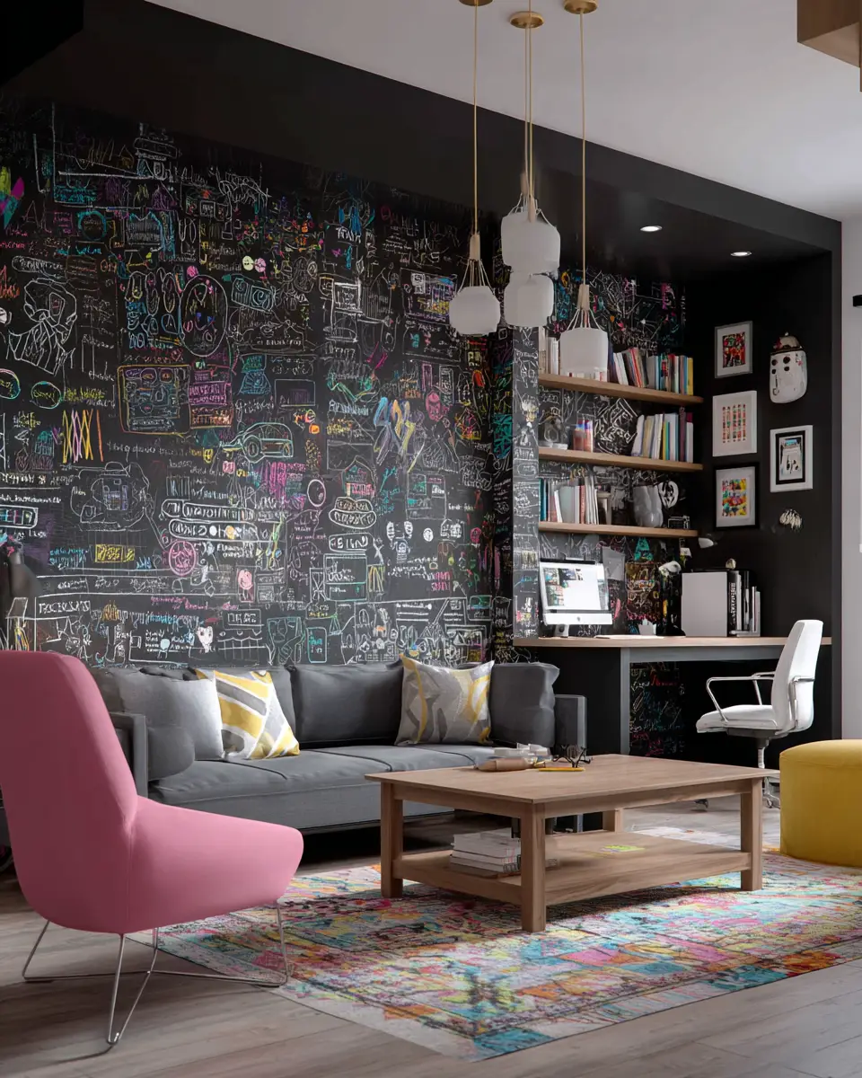 Colorful Garage Decor Ideas