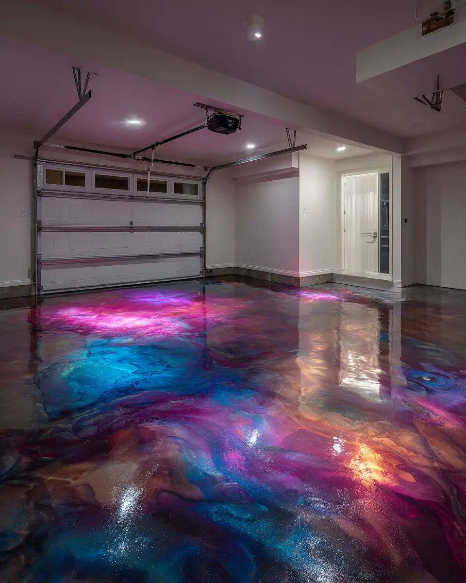 Colorful Garage Decor Ideas