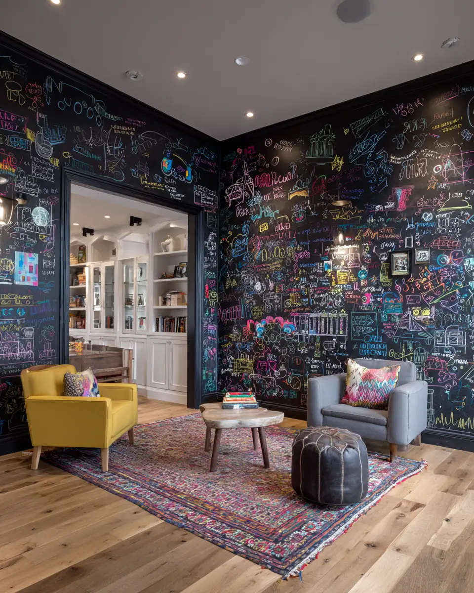 Colorful Garage Decor Ideas