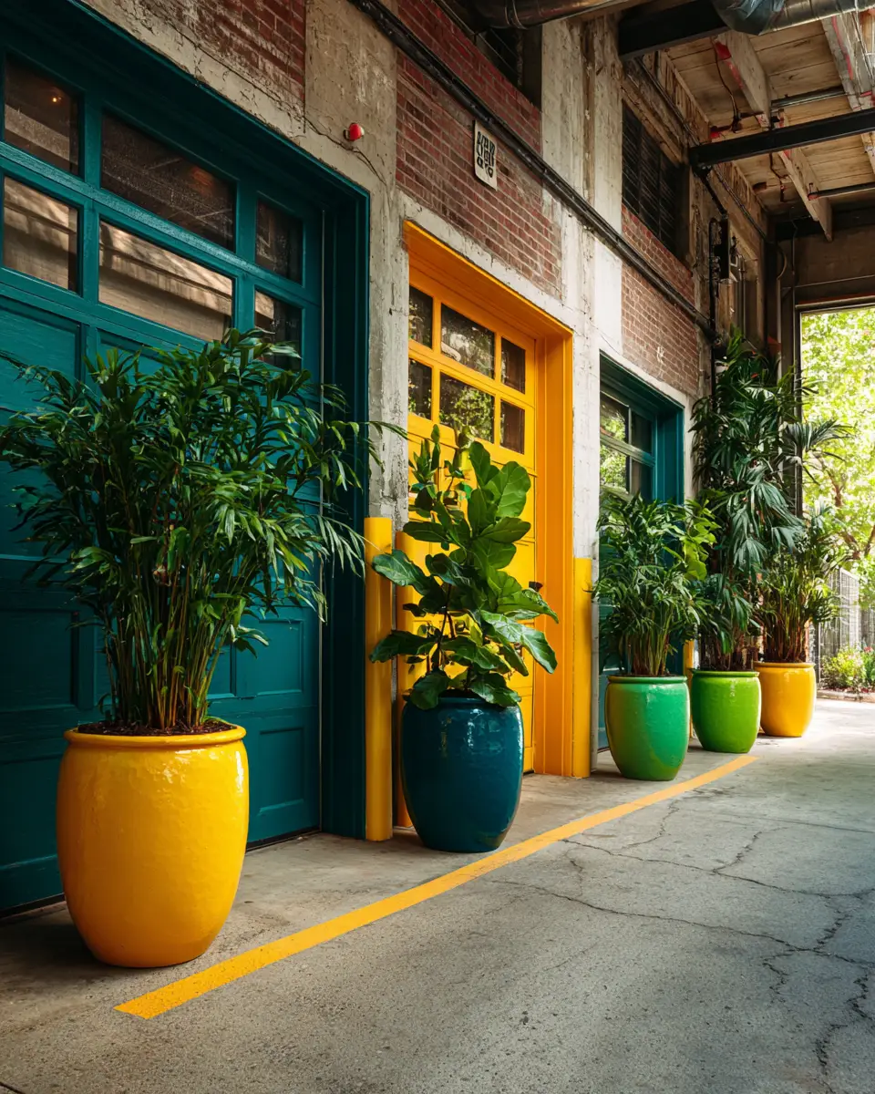 Colorful Garage Decor Ideas