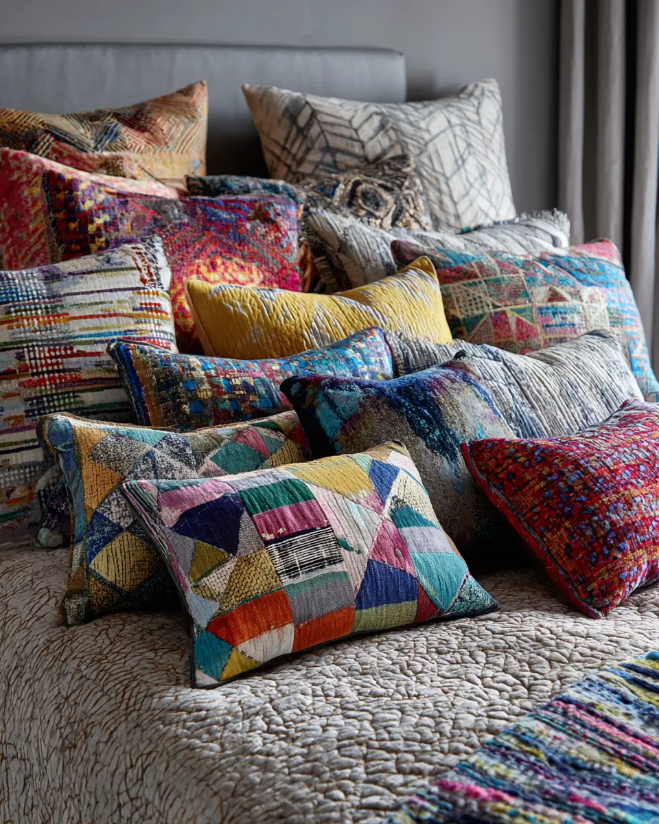 Colorful Industrial Bedroom Decor Ideas